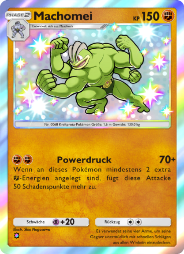 Machomei 225 — Hüter des Firmaments (German Pokémon TCG card)