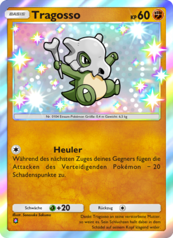 Tragosso 226 — Hüter des Firmaments (German Pokémon TCG card)