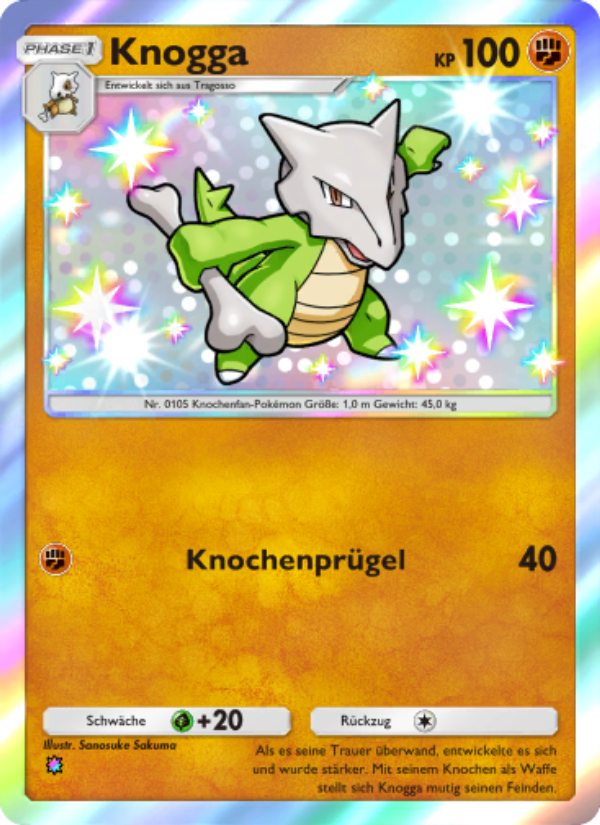 Knogga 227 — Hüter des Firmaments (German Pokémon TCG card)
