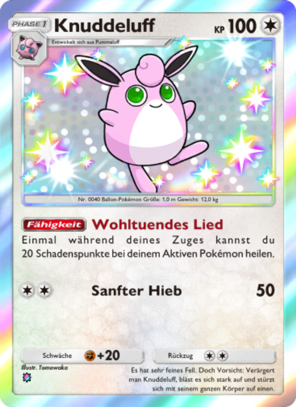 Knuddeluff 229 — Hüter des Firmaments (German Pokémon TCG card)