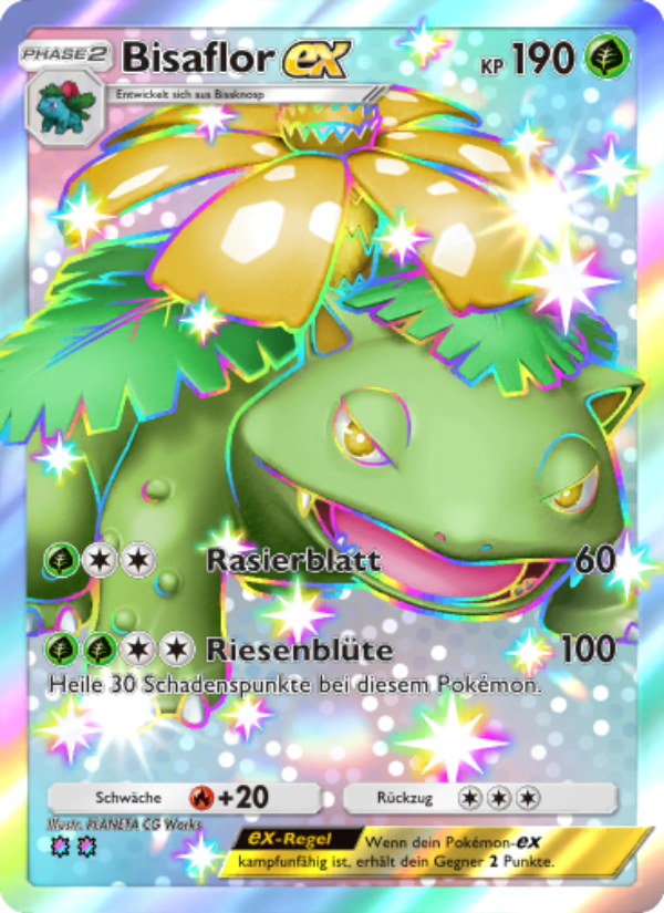 Bisaflor-ex 230 — Hüter des Firmaments (German Pokémon TCG card)