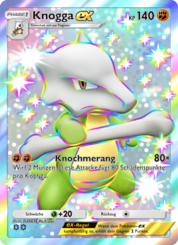 Knogga-ex 236 — Hüter des Firmaments (German Pokémon TCG card)