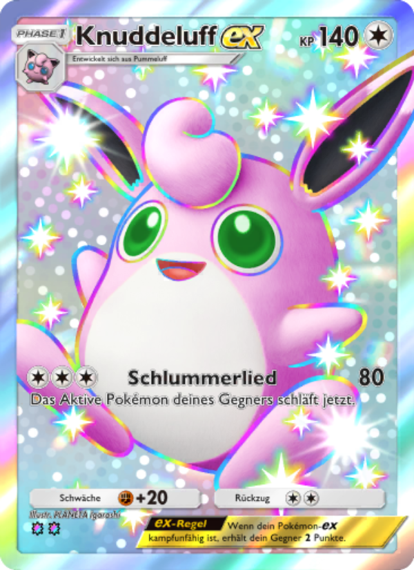Knuddeluff-ex 237 — Hüter des Firmaments (German Pokémon TCG card)