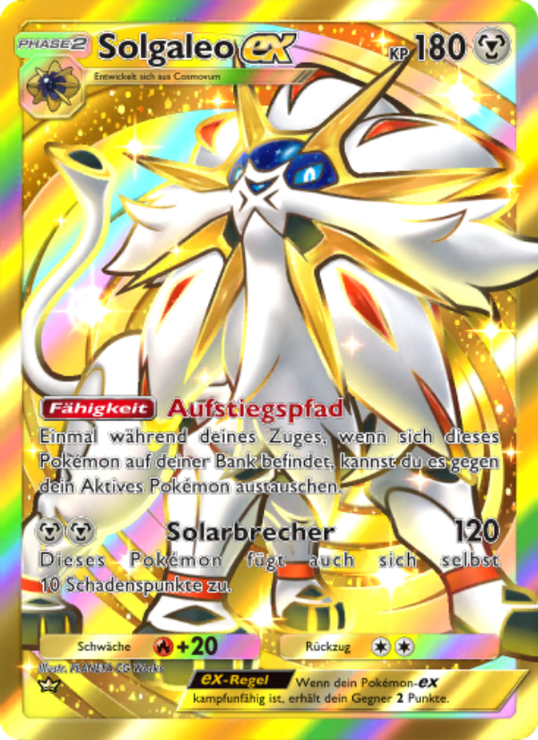 Solgaleo-ex 239 — Hüter des Firmaments (German Pokémon TCG card)