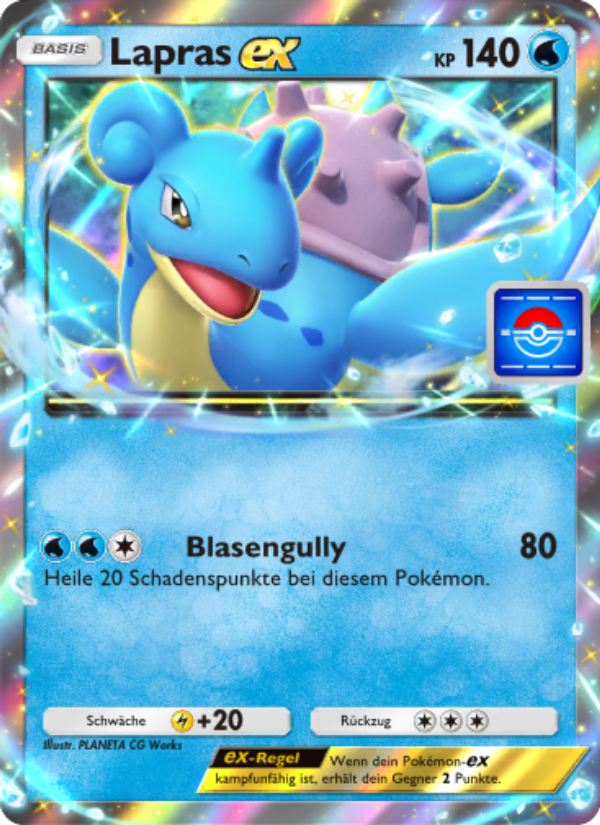 Lapras-ex 014 — PROMO-A (German Pokémon TCG card)