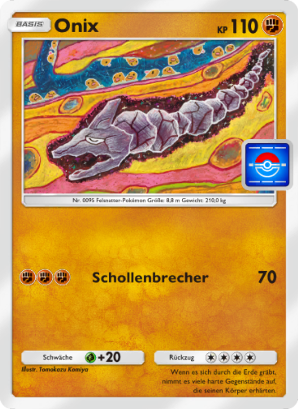 Onix 021 — PROMO-A (German Pokémon TCG card)