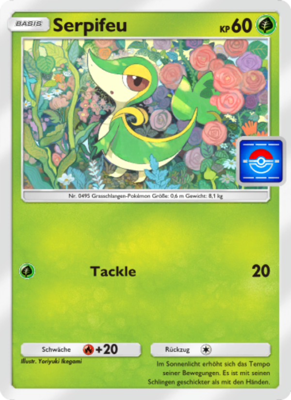 Serpifeu 027 — PROMO-A (German Pokémon TCG card)