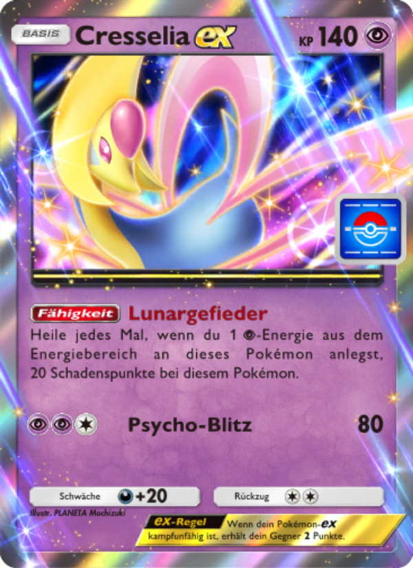Cresselia-ex 037 — PROMO-A (German Pokémon TCG card)