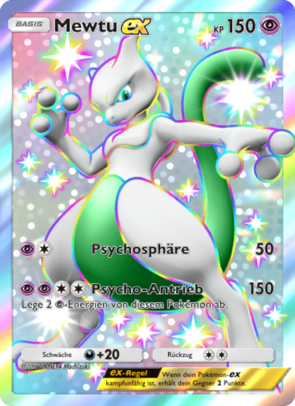 Mewtu-ex 050 — PROMO-A (German Pokémon TCG card)