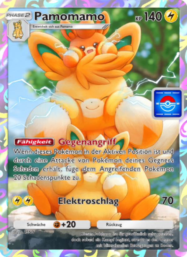 Pamomamo 054 — PROMO-A (German Pokémon TCG card)