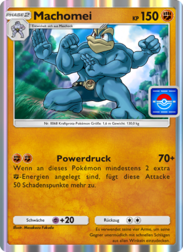 Machomei 055 — PROMO-A (German Pokémon TCG card)