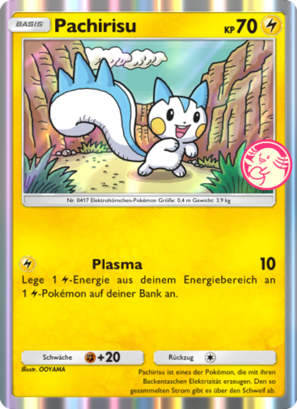 Pachirisu 058 — PROMO-A (German Pokémon TCG card)