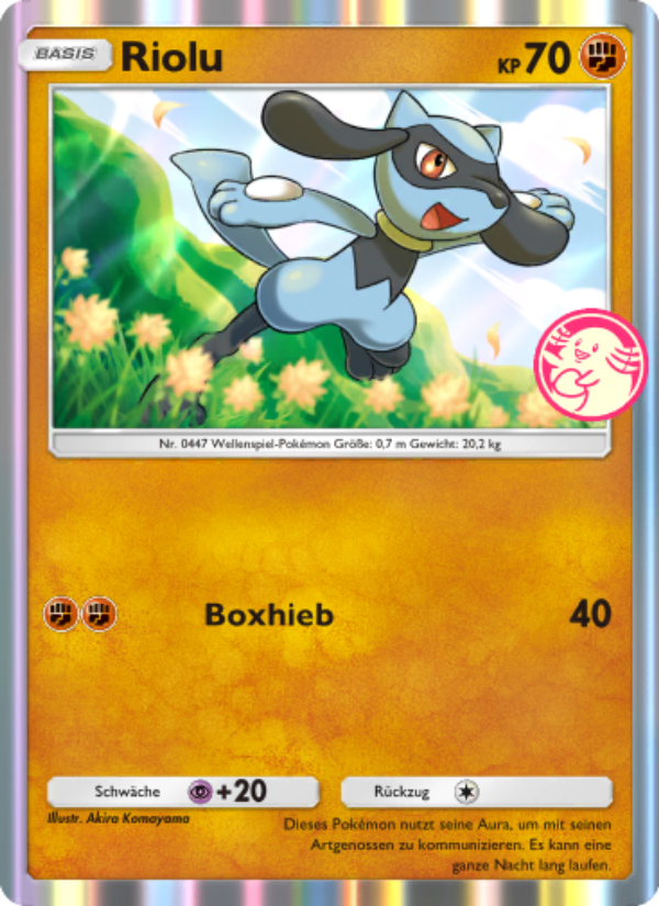 Riolu 059 — PROMO-A (German Pokémon TCG card)