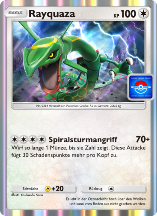 Rayquaza 063 — PROMO-A (German Pokémon TCG card)