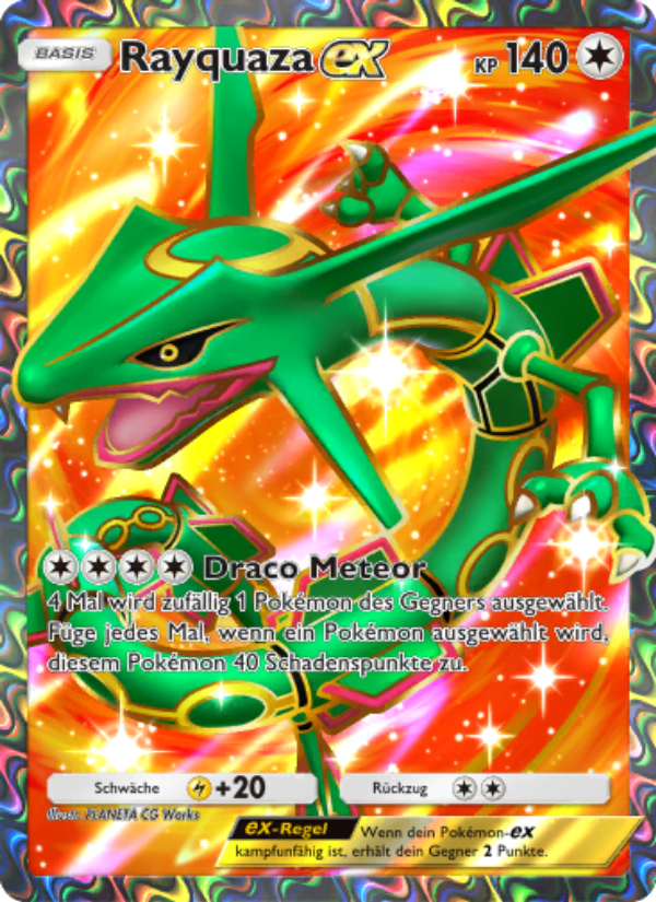 Rayquaza-ex 065 — PROMO-A (German Pokémon TCG card)