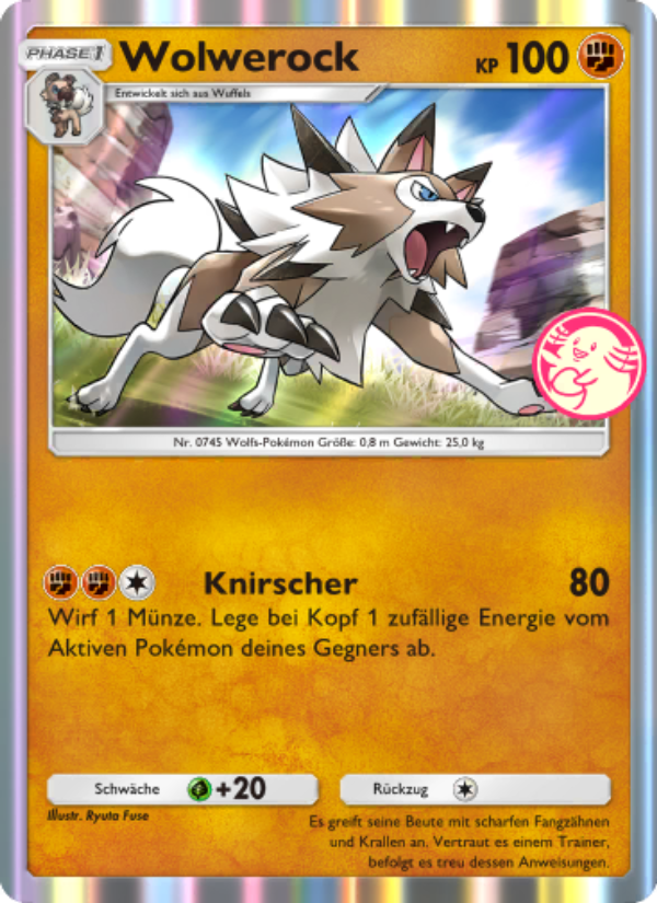 Wolwerock 068 — PROMO-A (German Pokémon TCG card)