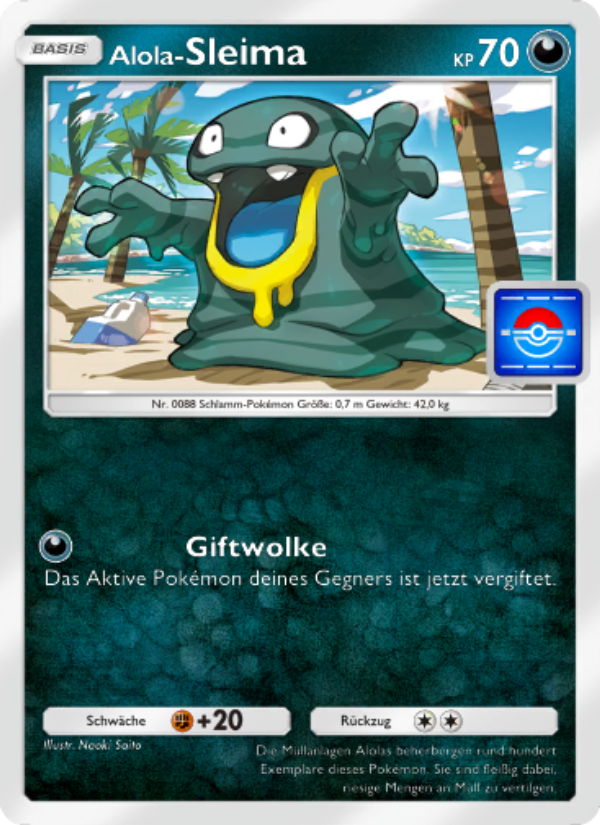 Alola-Sleima 072 — PROMO-A (German Pokémon TCG card)