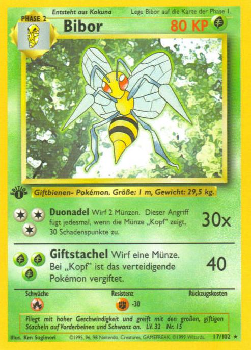 Bibor 17 — Grundset (German Pokémon TCG card)