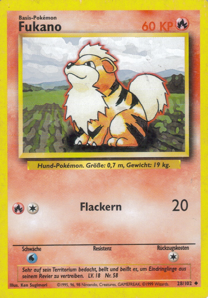 Fukano 28 — Grundset (German Pokémon TCG card)