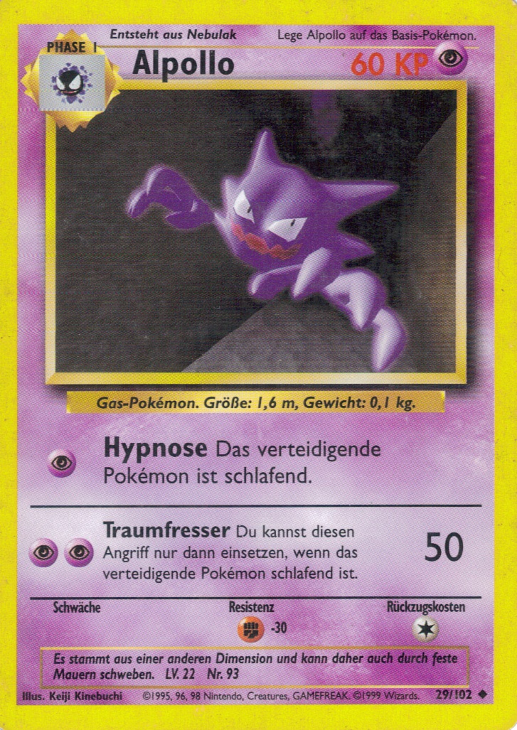 Alpollo 29 — Grundset (German Pokémon TCG card)