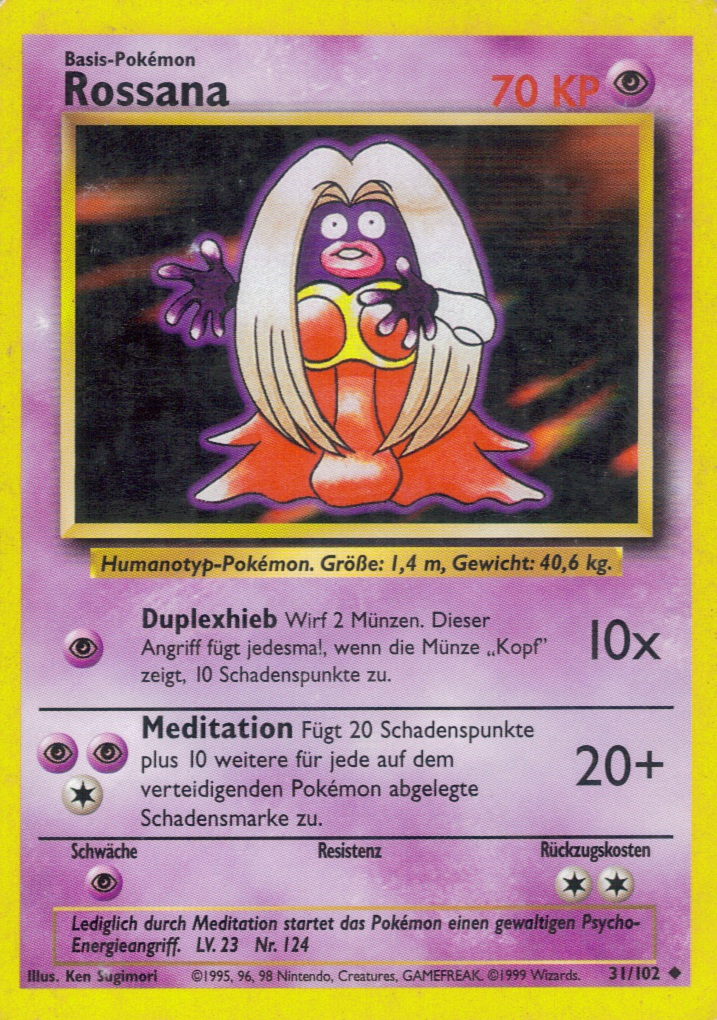 Rossana 31 — Grundset (German Pokémon TCG card)