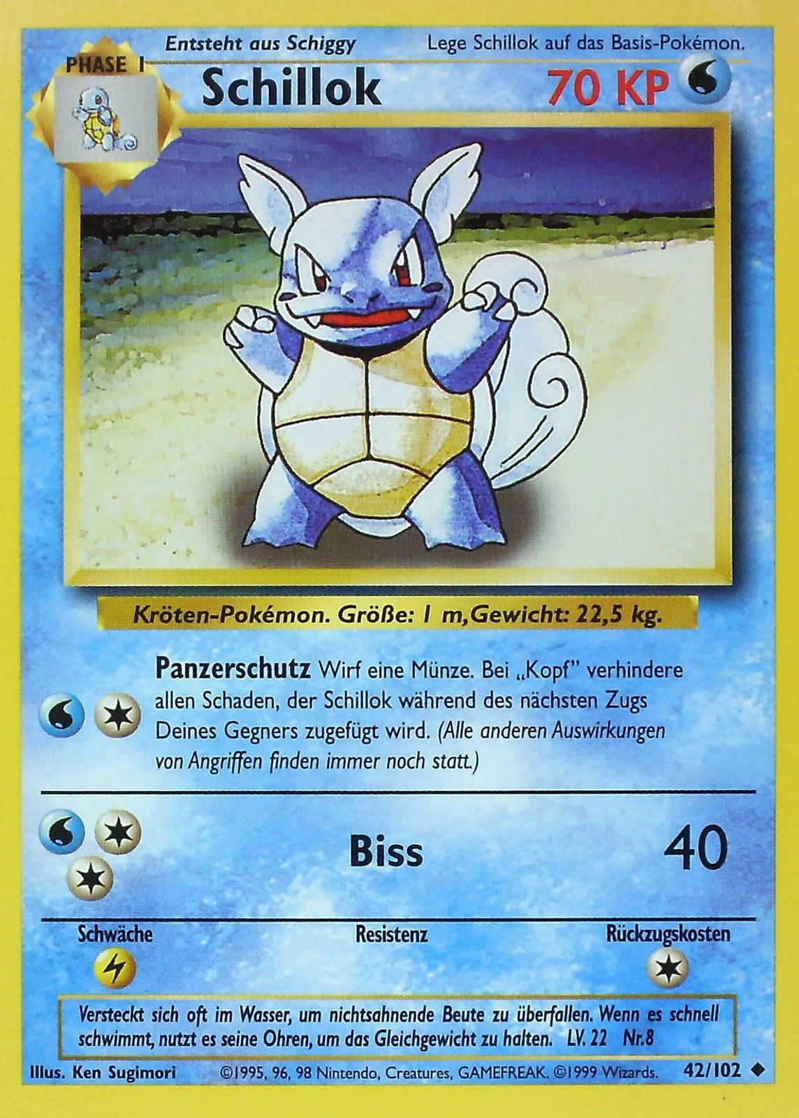 Schillok 42 — Grundset (German Pokémon TCG card)
