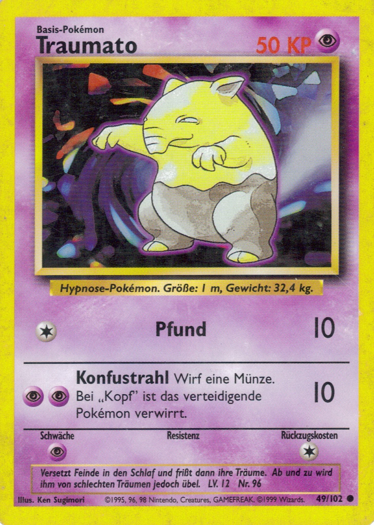 Traumato 49 — Grundset (German Pokémon TCG card)