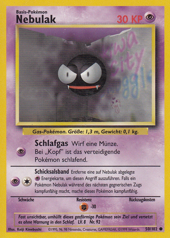 Nebulak 50 — Grundset (German Pokémon TCG card)