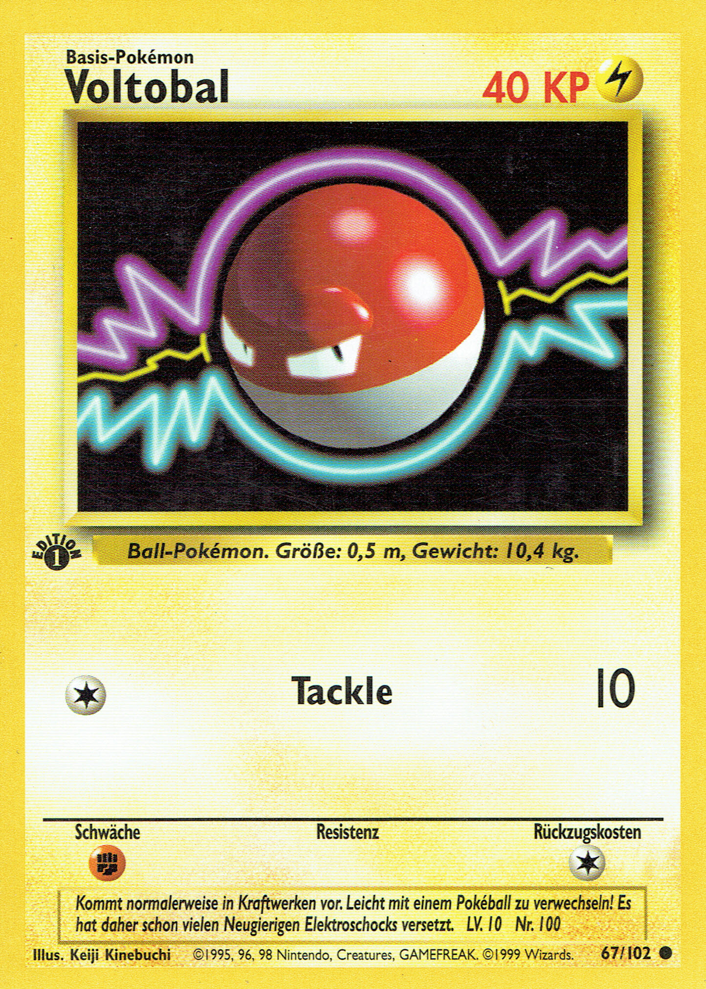Voltobal 67 — Grundset (German Pokémon TCG card)