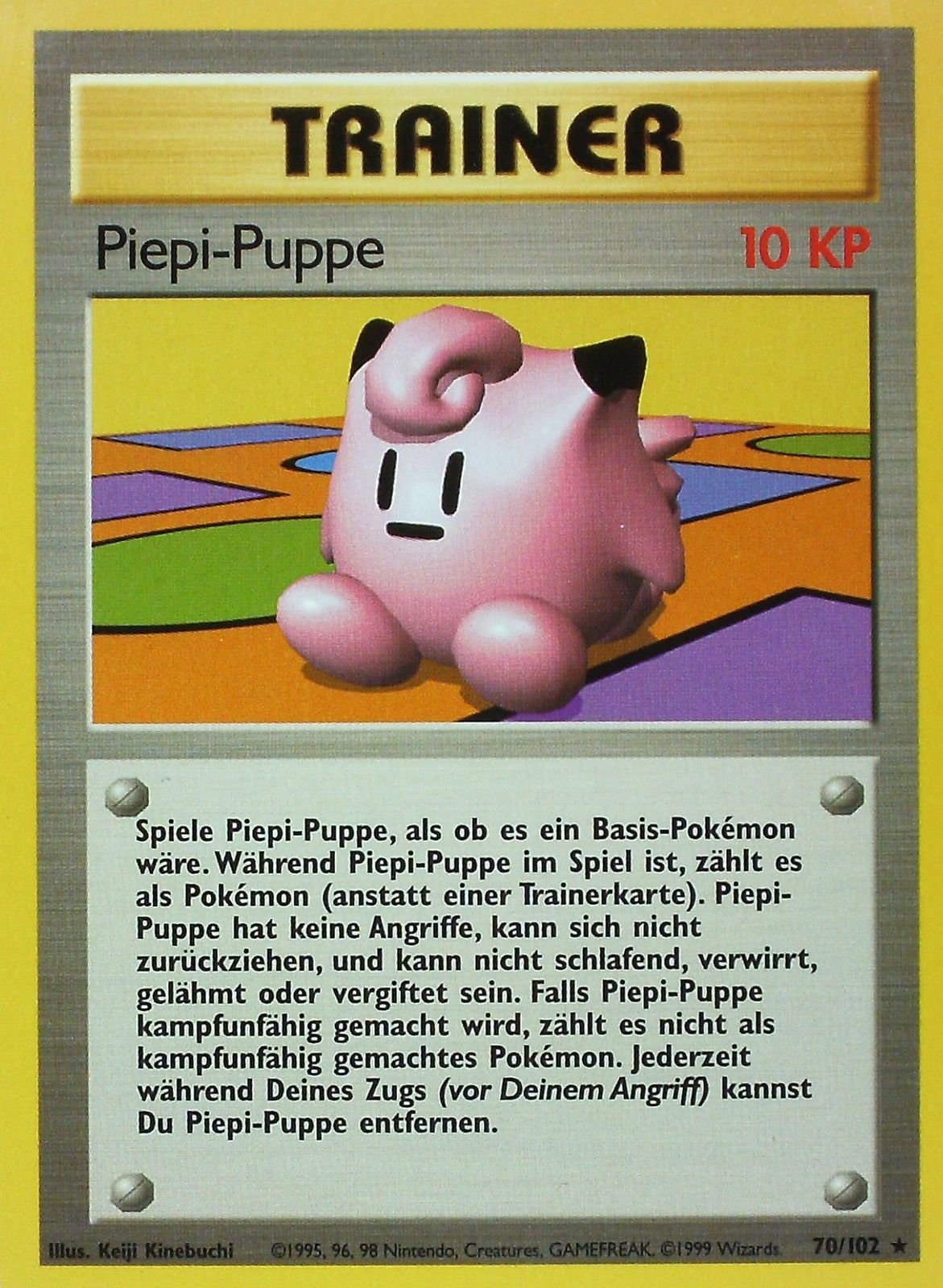 Piepi-Puppe 70 — Grundset (German Pokémon TCG card)