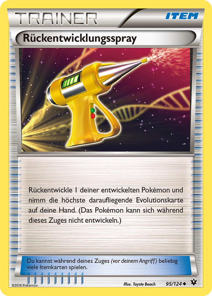 Rückentwicklungs-Spray 72 — Grundset (German Pokémon TCG card)