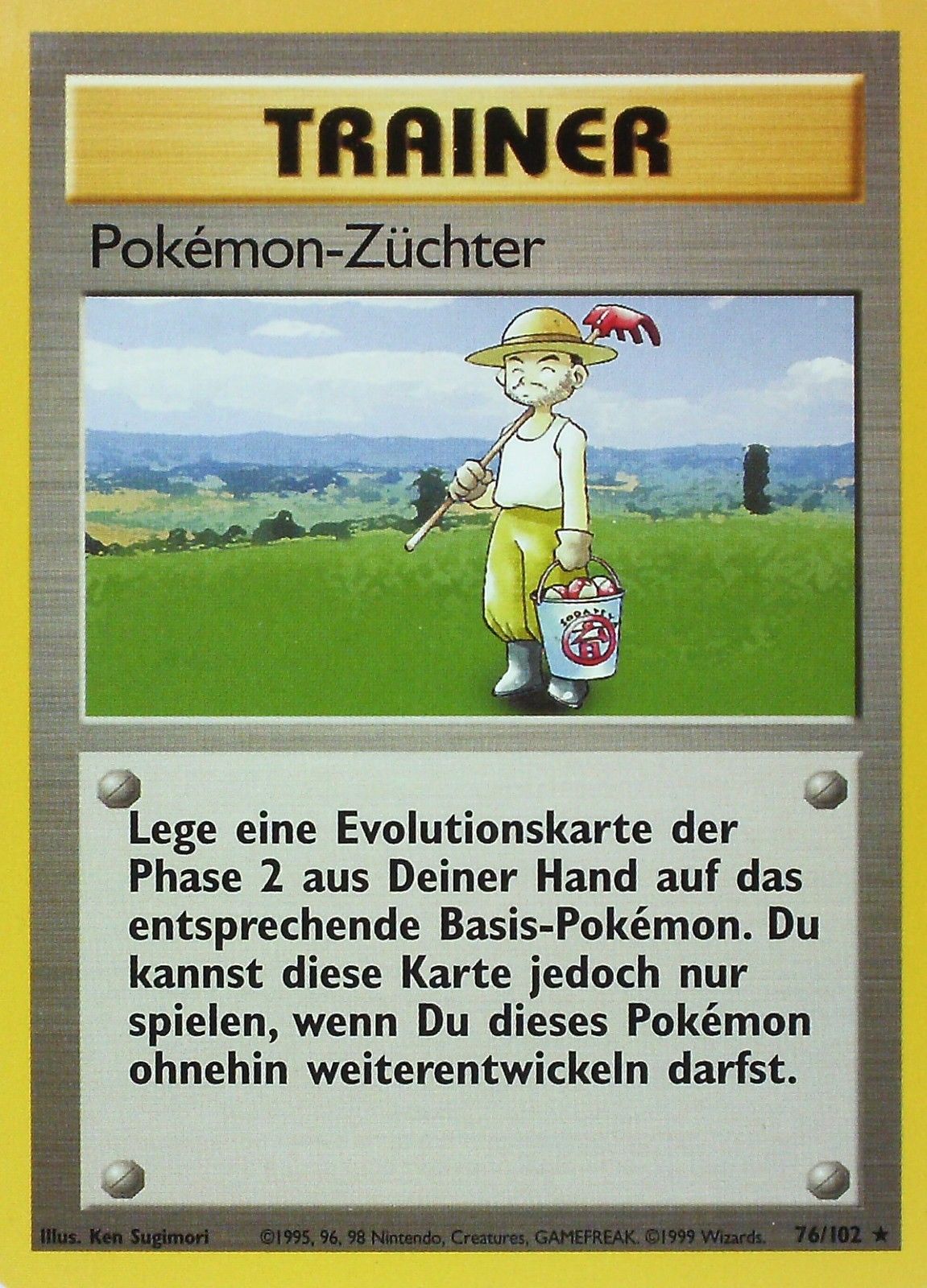 Pokémon-Züchter 76 — Grundset (German Pokémon TCG card)