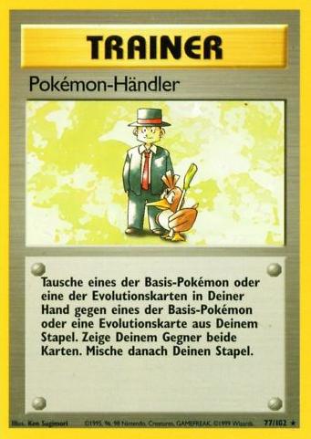 Pokémon-Händler 77 — Grundset (German Pokémon TCG card)