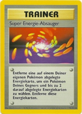 Super Energie-Absauger 79 — Grundset (German Pokémon TCG card)