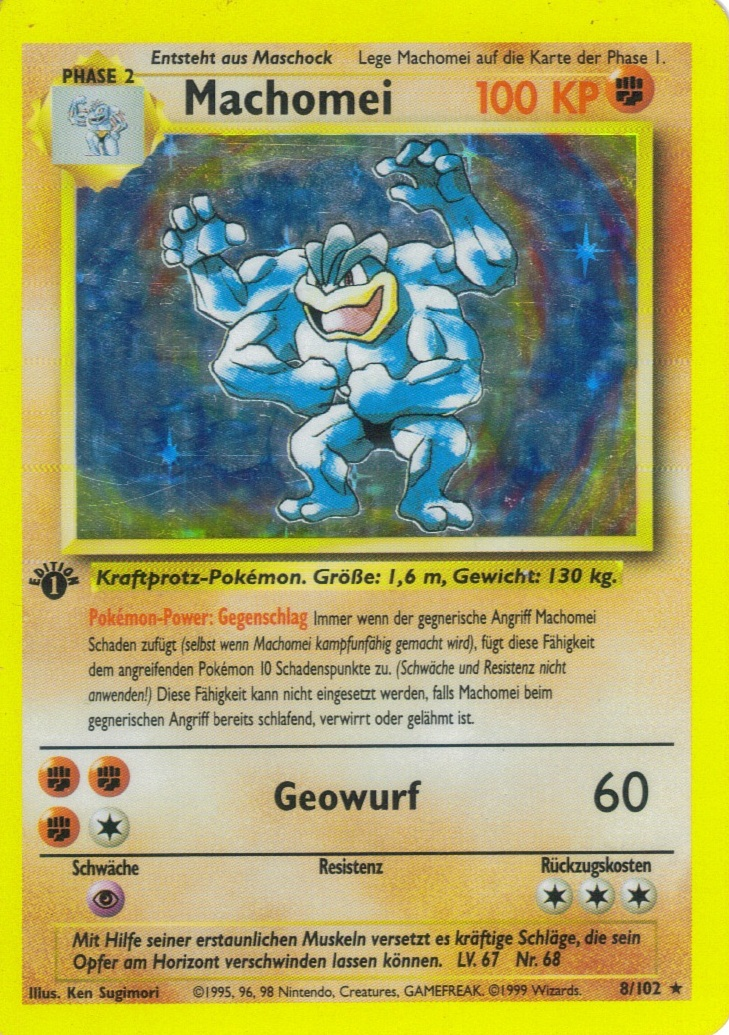Machomei 8 — Grundset (German Pokémon TCG card)