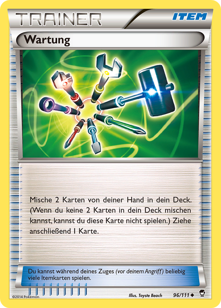 Wartung 83 — Grundset (German Pokémon TCG card)