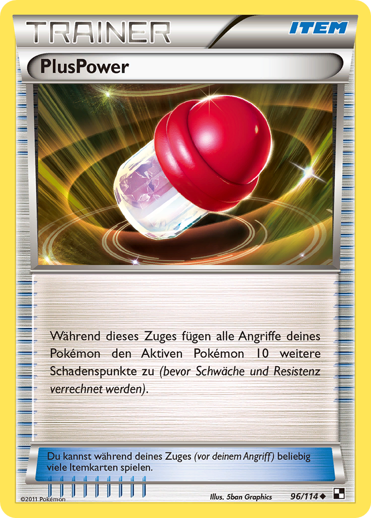 PlusPower 84 — Grundset (German Pokémon TCG card)