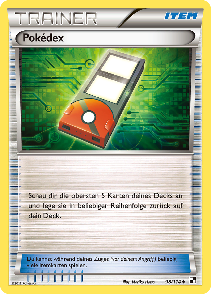 Pokédex 87 — Grundset (German Pokémon TCG card)