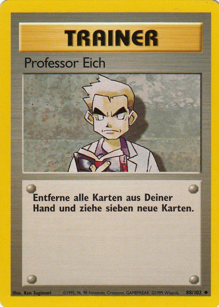 Professor Eich 88 — Grundset (German Pokémon TCG card)