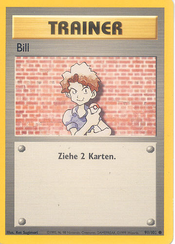 Bill 91 — Grundset (German Pokémon TCG card)