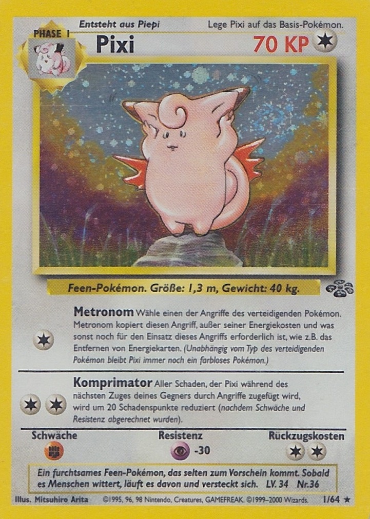 Pixi 17 — Dschungel (German Pokémon TCG card)