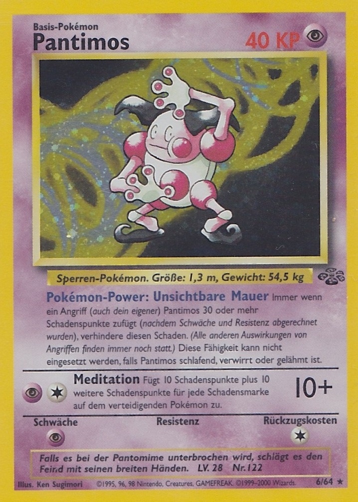Pantimos 22 — Dschungel (German Pokémon TCG card)