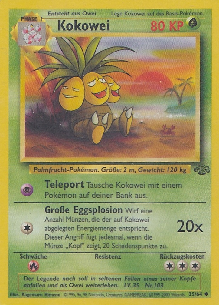 Kokowei 35 — Dschungel (German Pokémon TCG card)