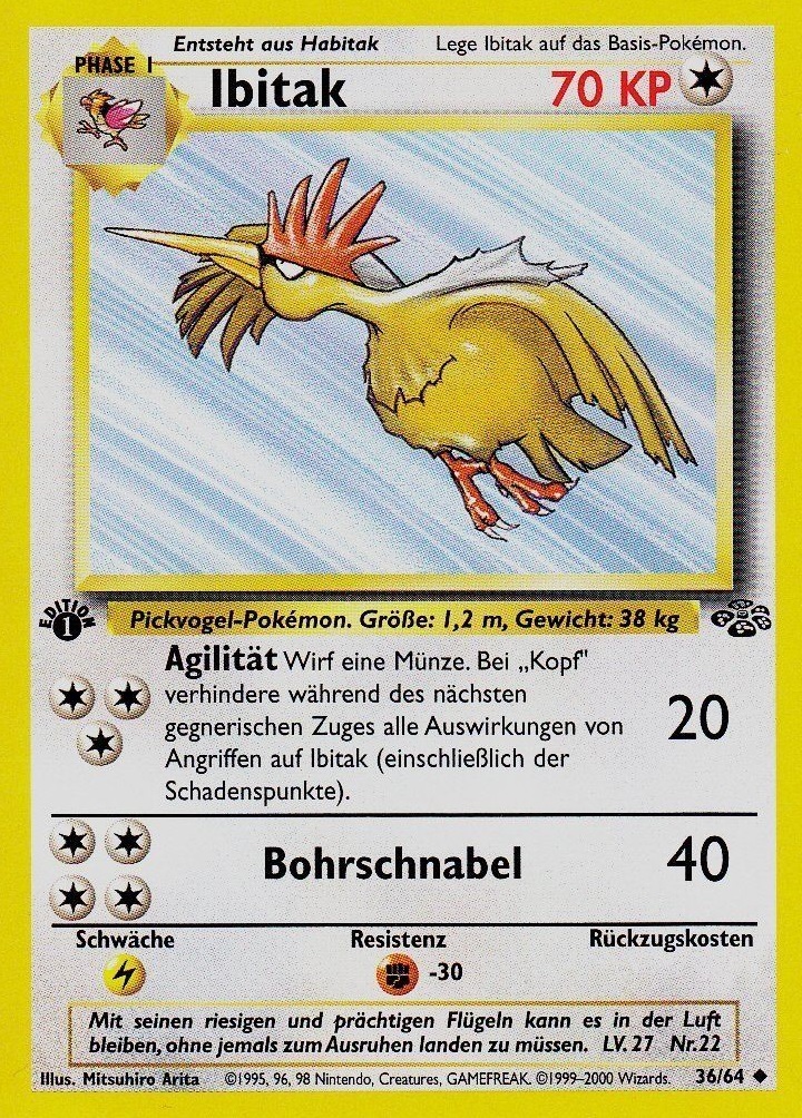 Ibitak 36 — Dschungel (German Pokémon TCG card)