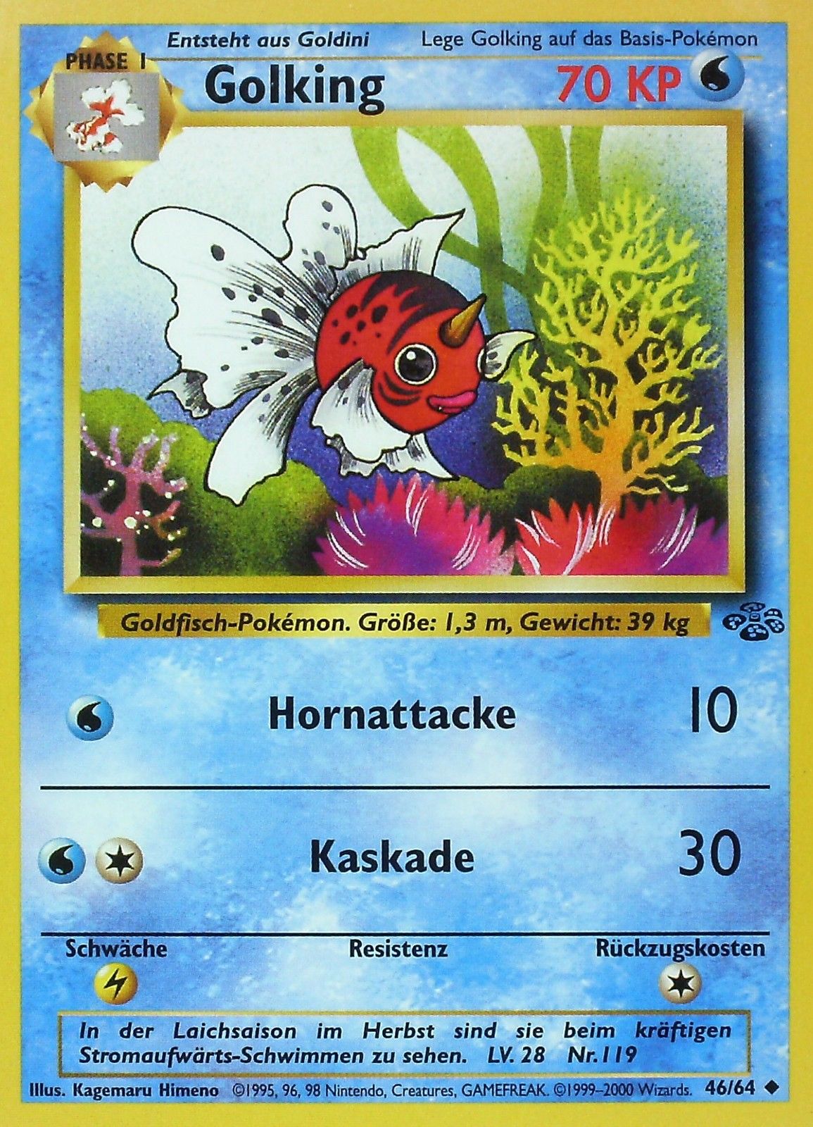 Golking 46 — Dschungel (German Pokémon TCG card)
