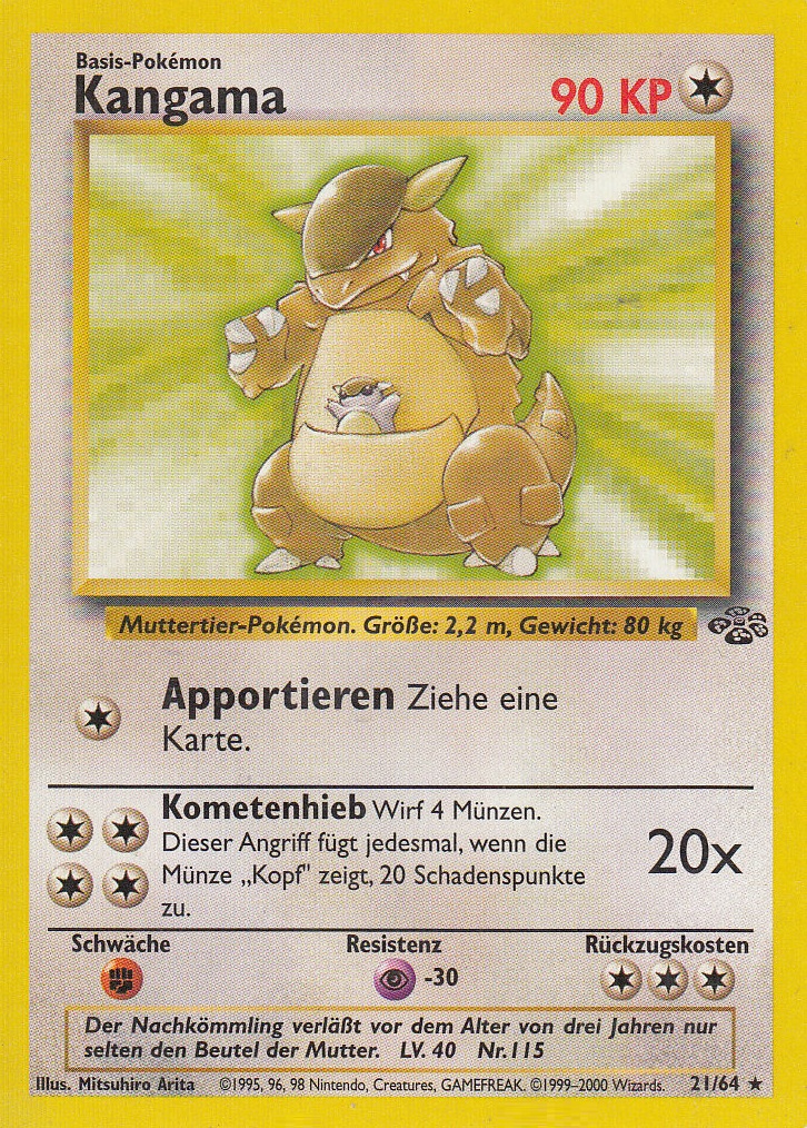 Kangama 5 — Dschungel (German Pokémon TCG card)
