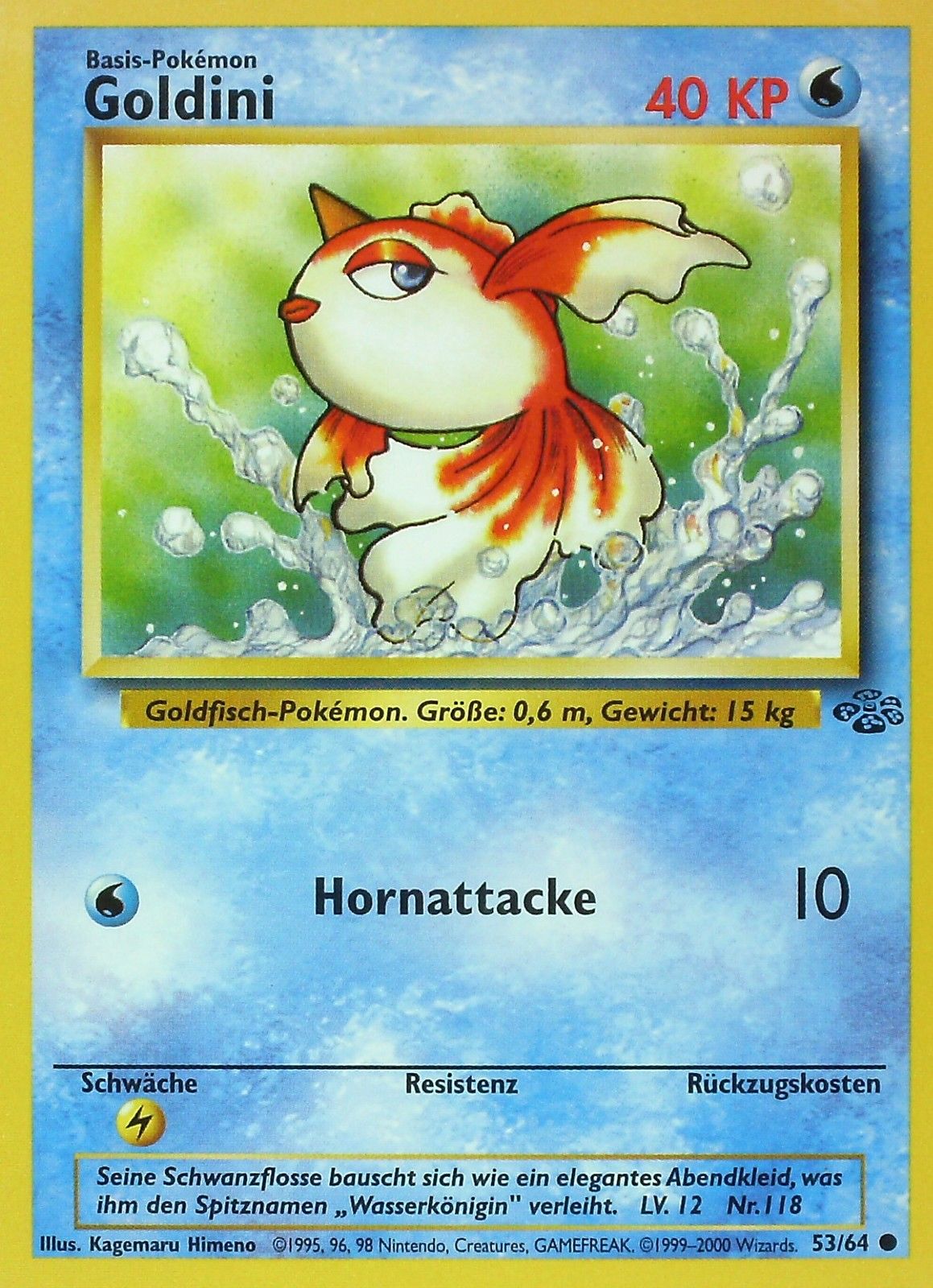 Goldini 53 — Dschungel (German Pokémon TCG card)