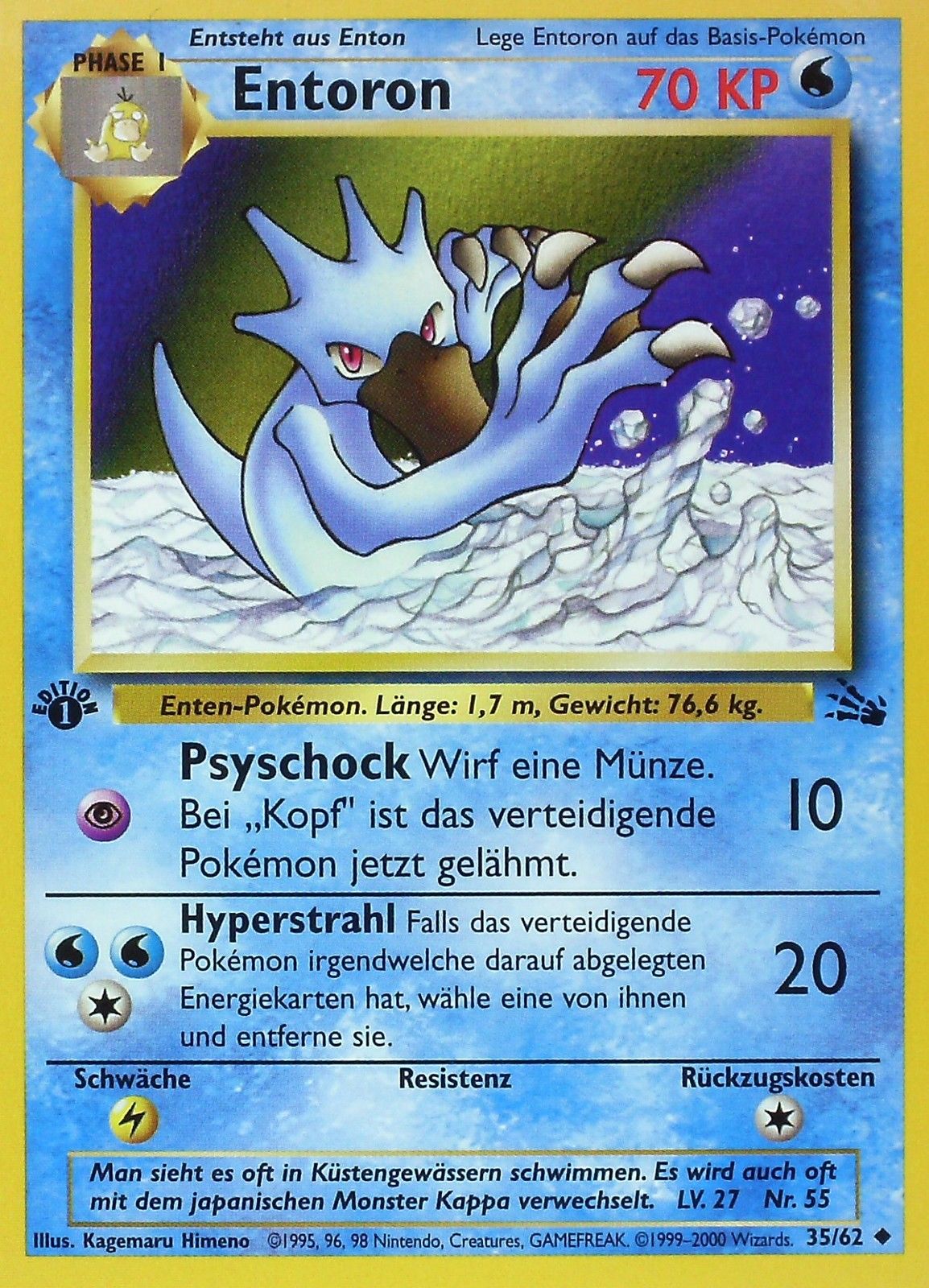 Entoron 35 — Fossil (German Pokémon TCG card)
