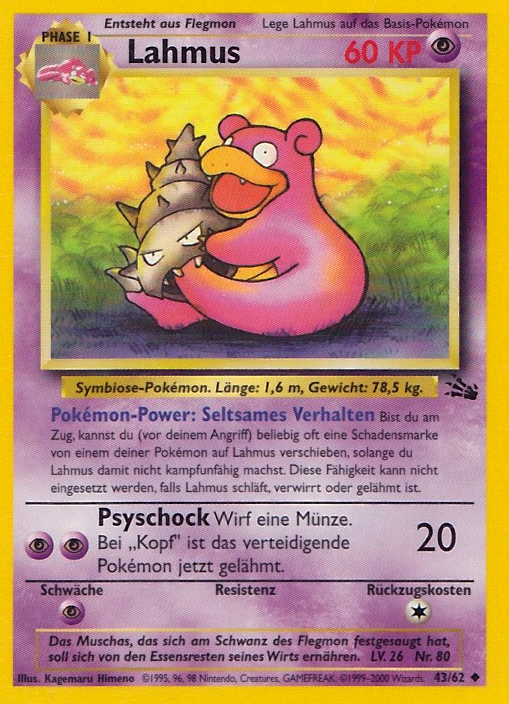 Lahmus 43 — Fossil (German Pokémon TCG card)