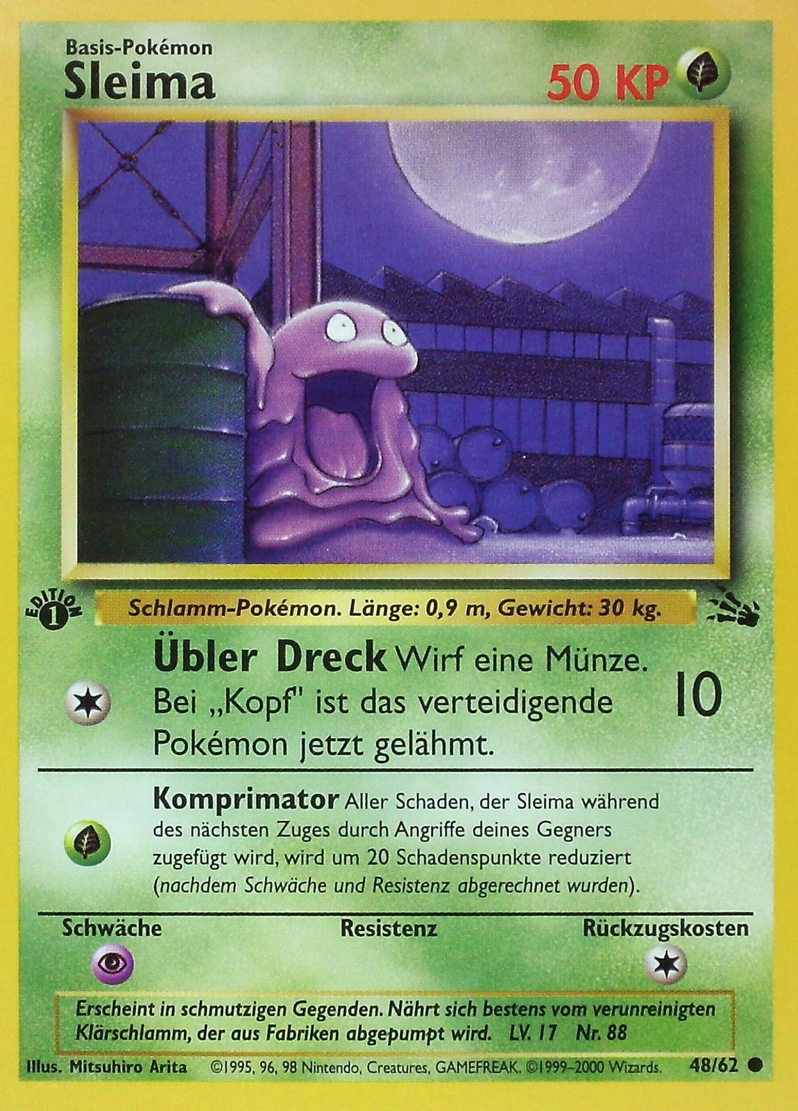 Sleima 48 — Fossil (German Pokémon TCG card)